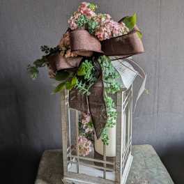 Garden Lantern Centerpiece