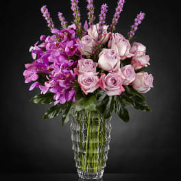 The FTD Modern Royalty Luxury Bouquet, vase will vary in style