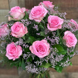 Premium Dozen Pink Roses