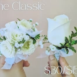 The Classic Corsage & Boutonniere Set