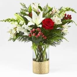 Golden Vased Bouquet