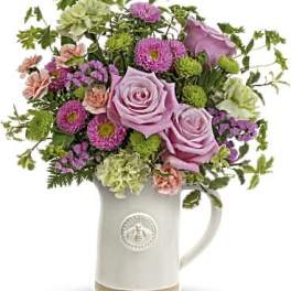 Teleflora's Artisanal Pitcher Bouquet