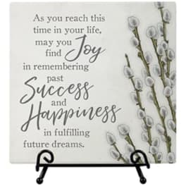 Sympathy card with a quote and pussy willow branches