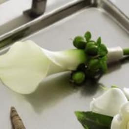 White Calla Boutonniere