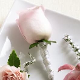FTD Pink Rose Boutonniere