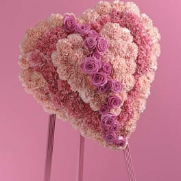 SF45-11 Rose Heart Easel