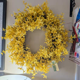 Give Me Sunshine Permanent Botanical Wreath