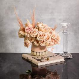 Sandy Elegance - Modern Rose Display - Pasadena Florist