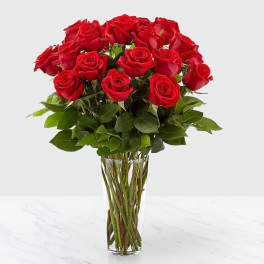 The FTD Long Stem Red Rose Bouquet