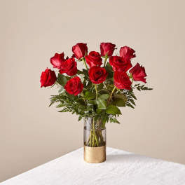 Lovebirds Red Rose Bouquet