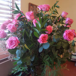 3 Dozen Pink Roses