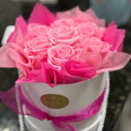 6 FOREVER ROSE ROUND BOX