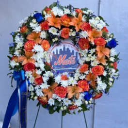 Mets Sympathy Wreath