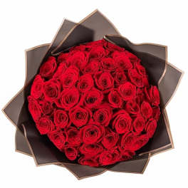 Premium Roses Wrapped Bouquet