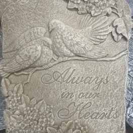Garden Stone “ Always in our hearts”
