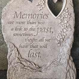 Garden Stone “Memories”