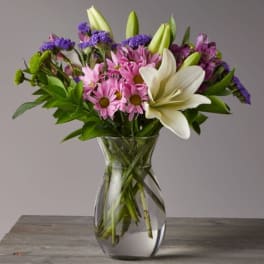 Lavender Fields Mixed Flower Bouquet