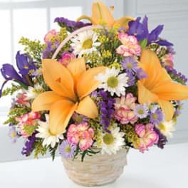 The Natural Wonders™ Bouquet by FTD® - BASKET INCLUDED