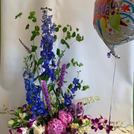 Flower & Balloon Bouquet Bundle