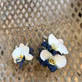 Phalaenopsis orchids Corsage and Boutonniere