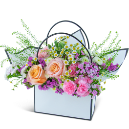Seasonal Garden Blooming Tote