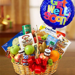 Get Well Fruit & Gourmet Basket