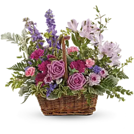 Lavender Meadow Basket