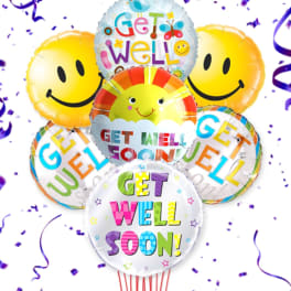 Get well/Smile Mylar/Foil balloon