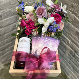 Wine and Chocolate Gift Box