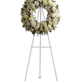 Serenity Wreath by Teleflora