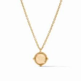 Honeybee Solitaire Necklace Iridescent Champagne