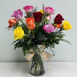 15 Roses-Skittles Bouquet