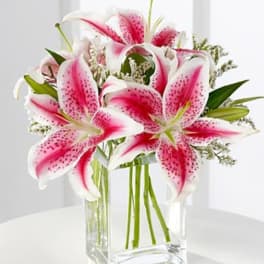 Pink Lily Arrangment