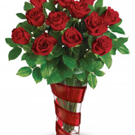 Teleflora's Dancing In Roses Bouquet