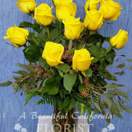 Dozen Yellow Roses
