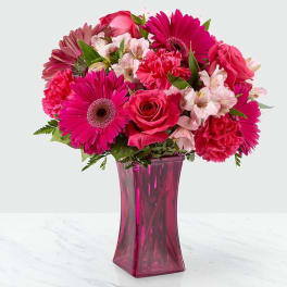 Raspberry Rush™ Bouquet- VASE INCLUDED