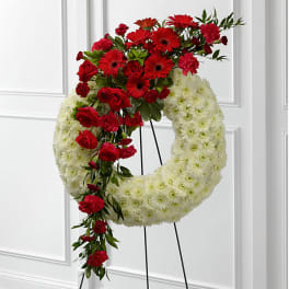 The FTD Graceful Tribute Wreath