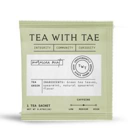 Moroccan Mint Green Tea - Individually Wrapped Tea Bag