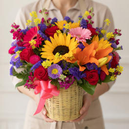 Vibrant Spring Basket