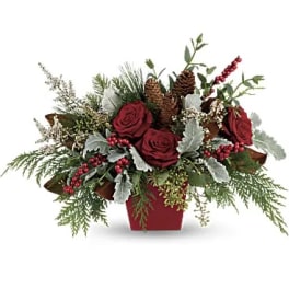 Winter Blooms Centerpiece