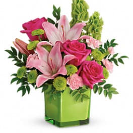 Teleflora's In Love With Lime Bouquet