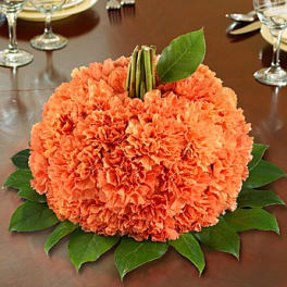 Fresh Flower Pumpkin