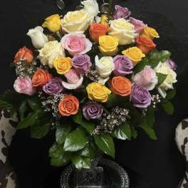 Pastel Rose Bouquet