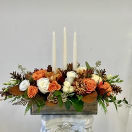 Rustic Chic Premium Thanksgiving Centerpiece by Westford Florist Art by Veny