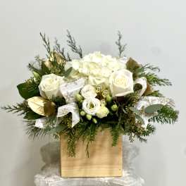 White Christmas by Westford Florist Art by Veny