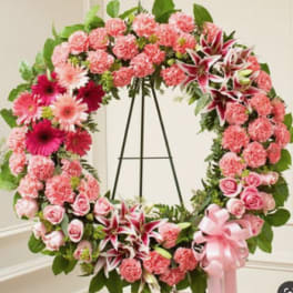 Pretty, Pretty Pink Wreath