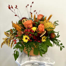 Harvest Pumpkin By Westford Florist Art by Veny