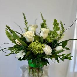 St. Patrick's Day flowers By Westford Florist Art by Veny