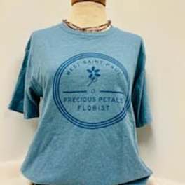 A Precious Petals Tee Blue