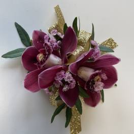 Dark Pink Prom Corsage